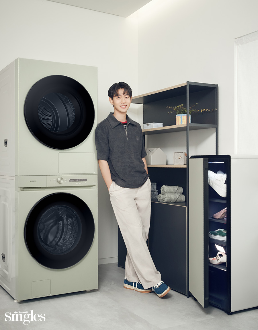 하트시그널 출연진이 삼성전자 비스포크 가전과 함께한 싱글즈 화보